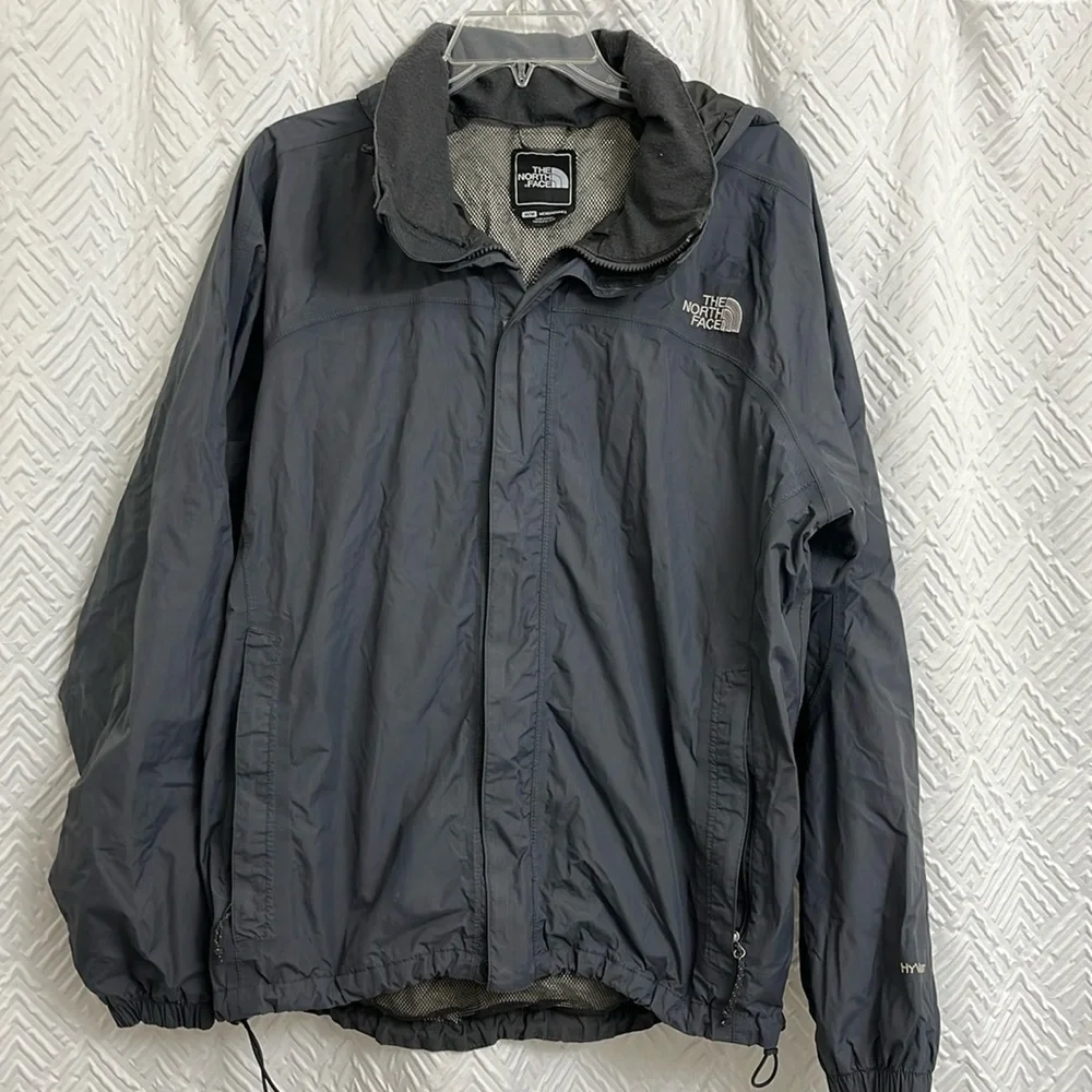 The‎ North Face Men’s Gray Windbreaker Hyvent Jacket Size Medium